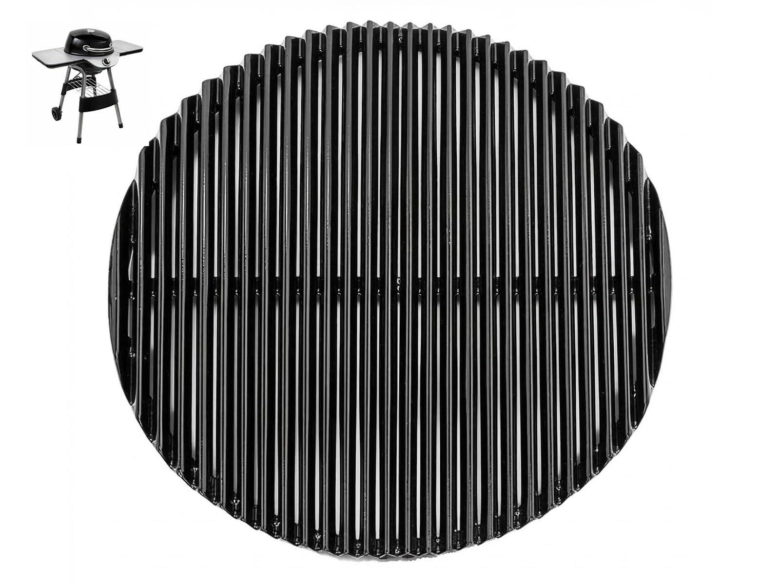 Photo 1 of 17 1/2" Porcelain Steel Cooking Grate Replacement Parts for Charbroil TRU Infrared Patio Bistro Electric Grill 20602109 20602107 20602108 20602107-01 Charbroil Grill Replacement Parts Number 29102163
