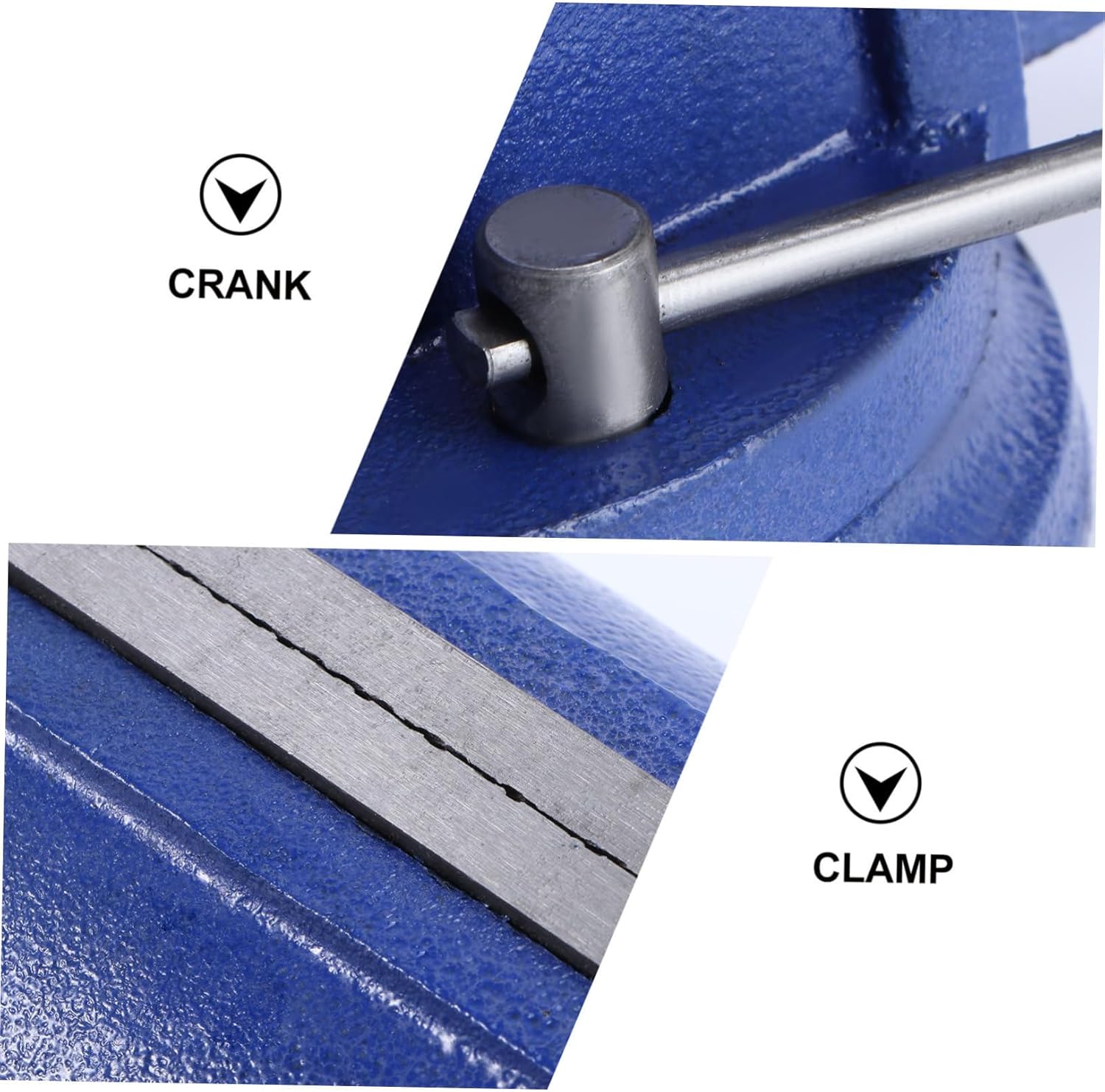 Veemoon 5kg Heavy Duty Steel Table Vise Durable Manual Bench Clamp for Woodworking Jewelry and Diy Crafts Compact Design for Home and Workshop Use