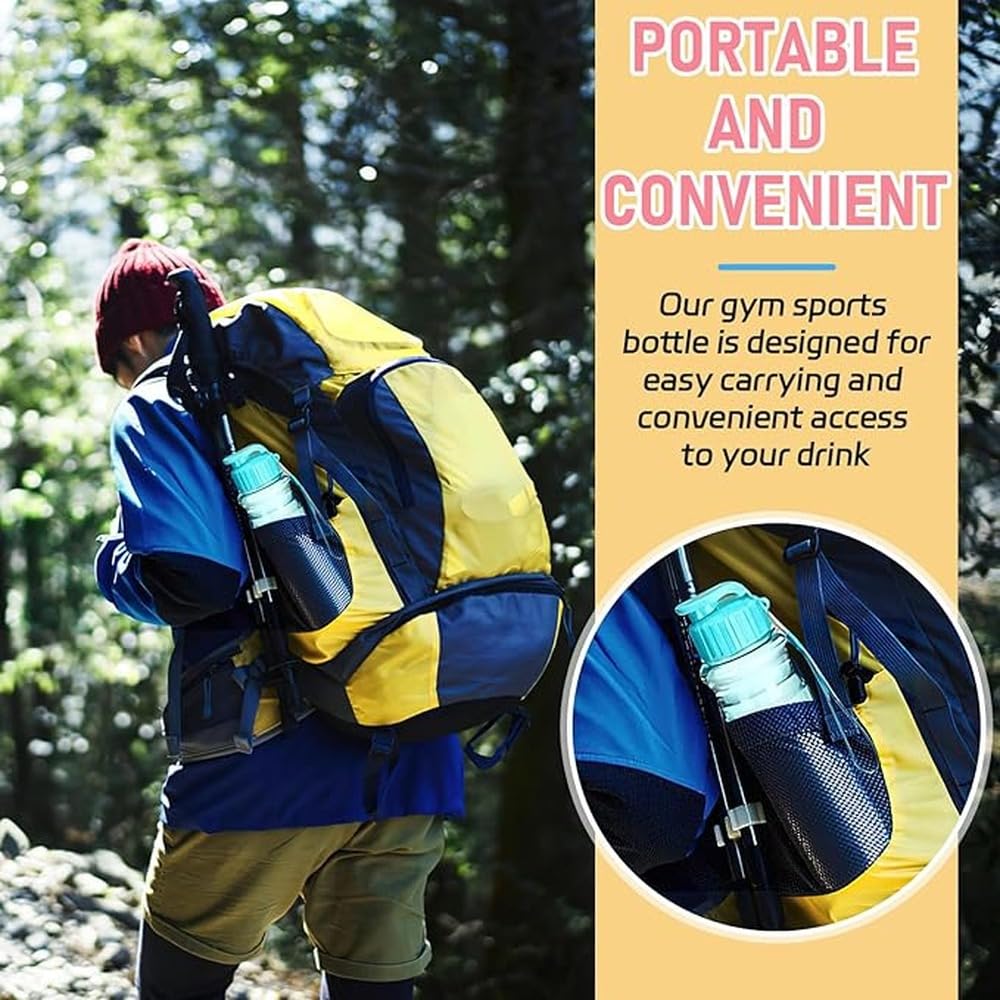 Borraccia sfusa Bottiglie d'acqua per bambini sfusa Grande capacità | pezzi disponibili in più colori Rosso Blu Giallo Verde Bottiglie per bambini 4 Top
