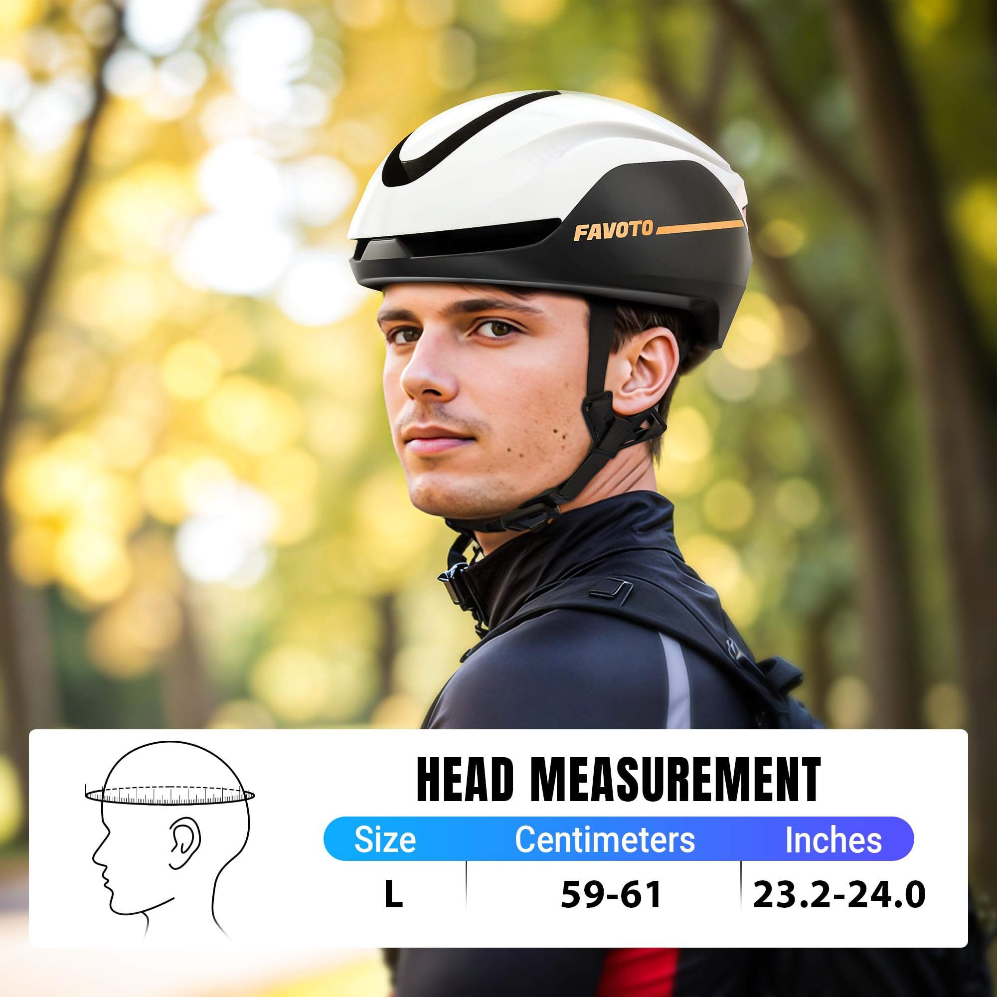 Favoto Casco de Bicicleta Inteligente con Luces e Intermitentes, Certificado CE, Casco de Ciclismo para Adultos con Control Remoto, 3 Modos de luz roja: respiración, Intermitente, Constante