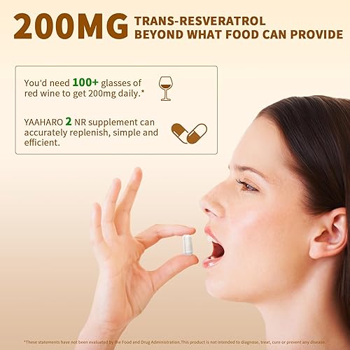 Vista 6 de Suplemento NAD 120 cápsulas Ribosida de nicotinamida liposomal con trans-resveratrol y quercetina 1000 mg NAD+ suplemento para hombres y mujeres