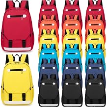 Dansydaisy 24 Pack 16" Kids Backpacks Bulk School Multipocket Back Packs with Padded Straps for Back School Travel Government Charity Classic
