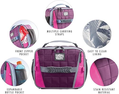 Miniatura 2 de Fit+Fresh Lincoln Woods - Lonchera aislada para adultos que las mujeres aman como lonchera o lonchera, bonita lonchera pequeña para mujeres,