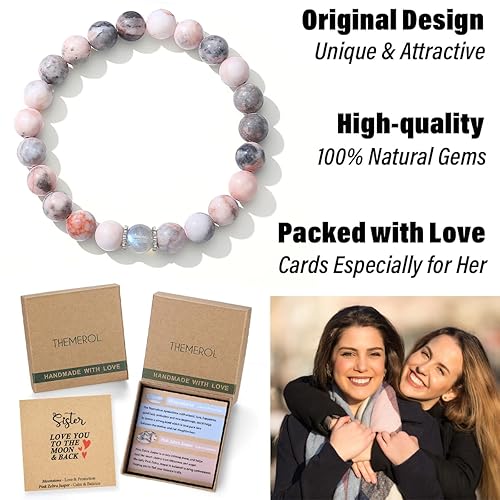 Miniatura 3 de Sisters Gifts from Sister Birthday Gift Ideas Bracelets Women Sister Mothers Day Gift Ideas Big Sister Gifts for Little Girls Sister Christmas Gifts