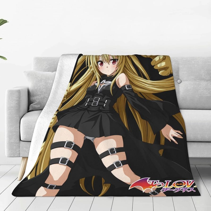 Amazon｜毛布 ブランケット ひざ掛け To Loveる 金色の闇 萌え アニメ