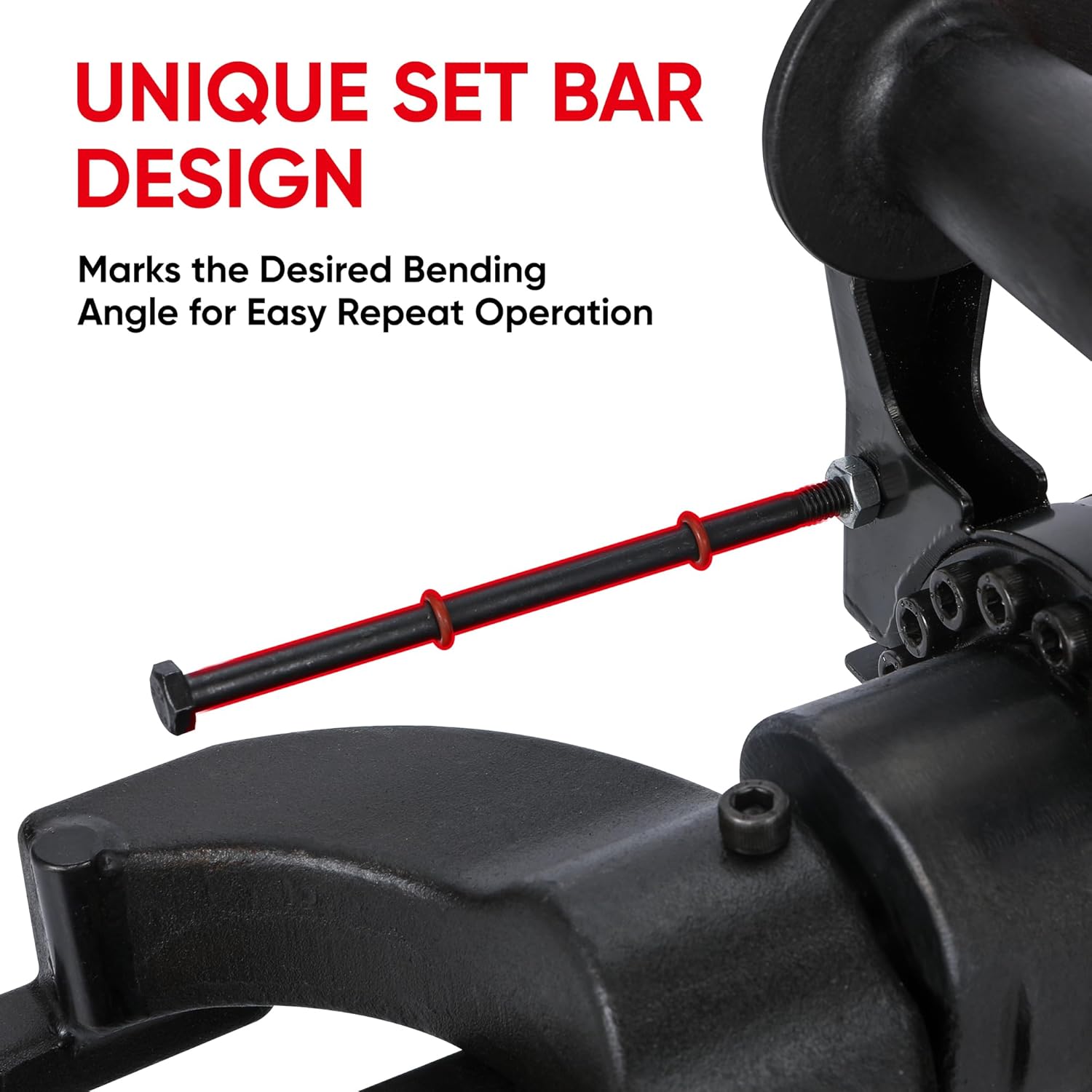 Electric Hydraulic Rebar Bender, 1500W 120V Portable Rebar Bender, Bending up to 1″ (#8, 25mm) Rebar, Lightweight 30 lb Aluminum Body, NRB-25 (NRB-25 Orange)