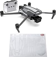 Vista 1 de WRAPGRADE Adhesivos parciales para DJI Mavic 3 Mavic 3 Classic Accent Color (AIRFORCE SILVER)
