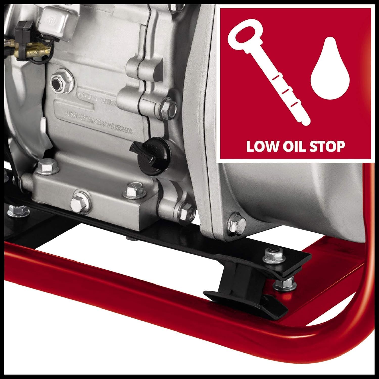 Einhell Bomba de agua a gasolina GE-PW 46 (4,6 kW, motor de 4 t., caudal máximo 23.000 l/h, depósito de 3,6 l, fusible de bajo nivel de aceite, incl. adaptador p. conexión de manguera/rosca exterior)