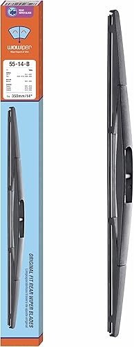 WOWIPER Limpiaparabrisas trasero de 14 pulgadas (14-B), haz clic y listo