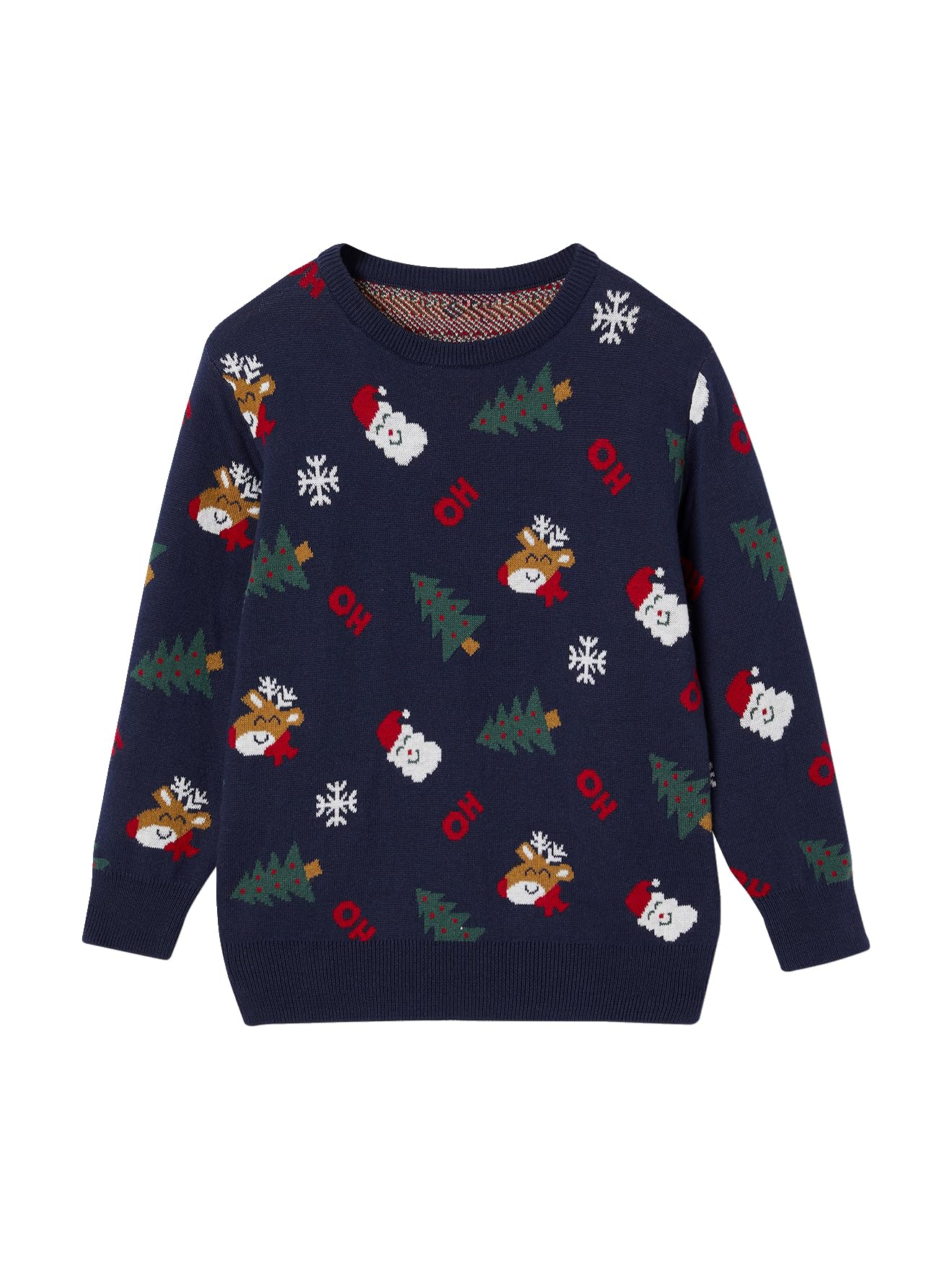 Pull Noël Jacquard garçon VERTBAUDET contre le froid sans gratter - 5