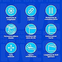 Vista 4 de Ziploc Bolsa para congelador, 11 pulgadas, ASJ-243, 1, 1