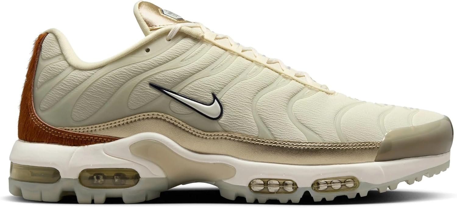 Nike Air Max Plus G NRG 'Players Championship' Golf Shoes (IB4415-100, Coconut Milk/Sail/Jade Horizon/Midnight Navy/Light British Tan)