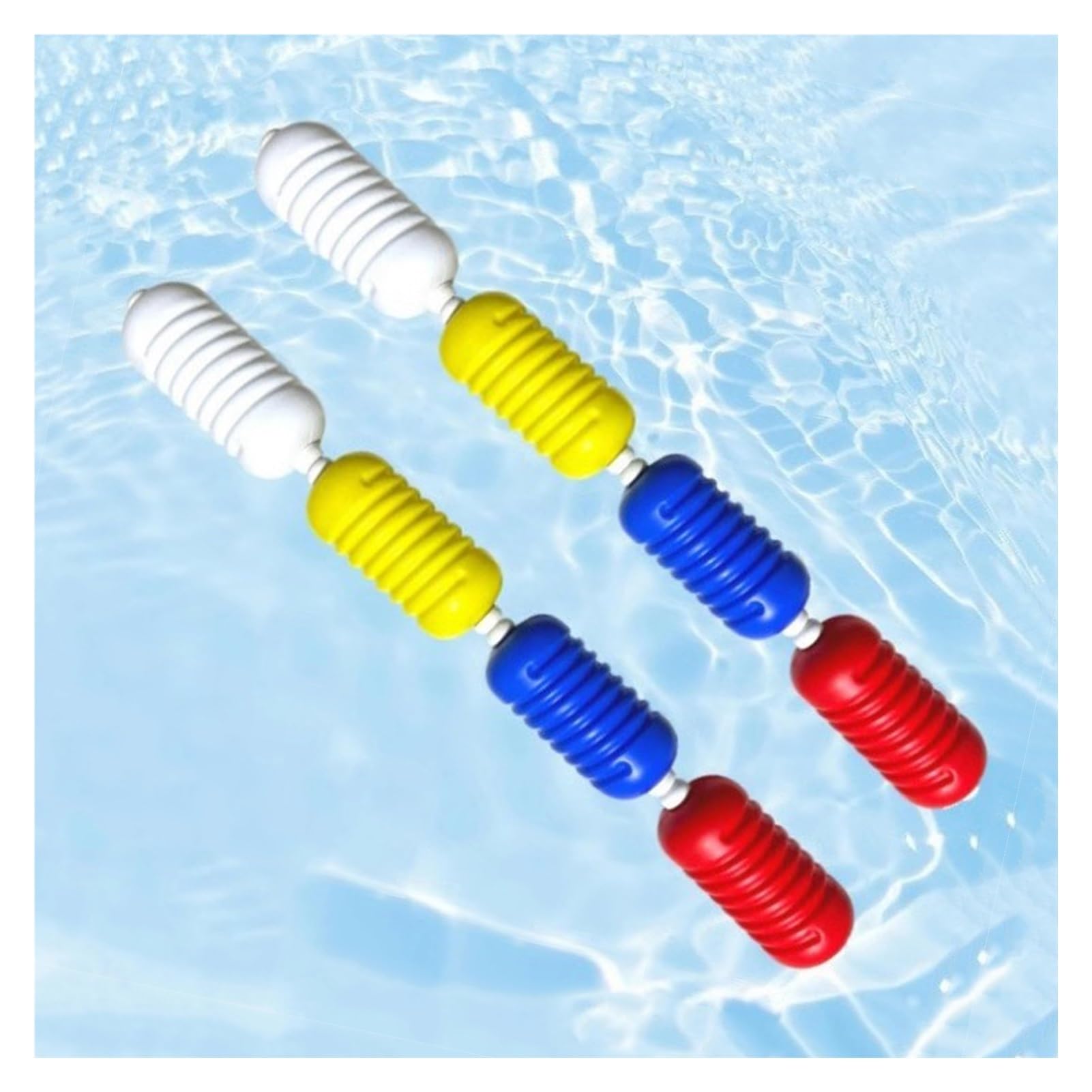 Swimming Pool Swimming Lane Lines Safety Rope,High Visibility Divider Floats Rope, Rope Floats,Used to Distinguish Swimming Lanes(Wire Rope,6meter (19.7ft))