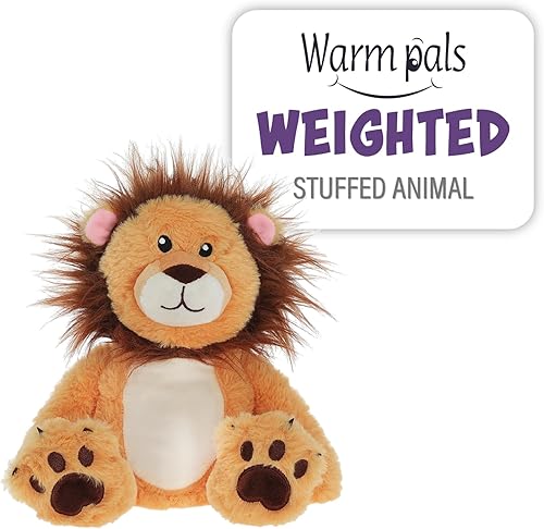 1i4 Group Warm Pals - León - Acogedores juguetes de peluche perfumados a lavanda  Animal de peluche  Peluche refrescante para dormir