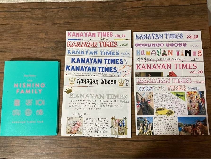 西野カナ 会報 KANAYAN TlMES 西野カナ 会報11~27 KANAYAN TIMES ポストカード 会員特典の通販
