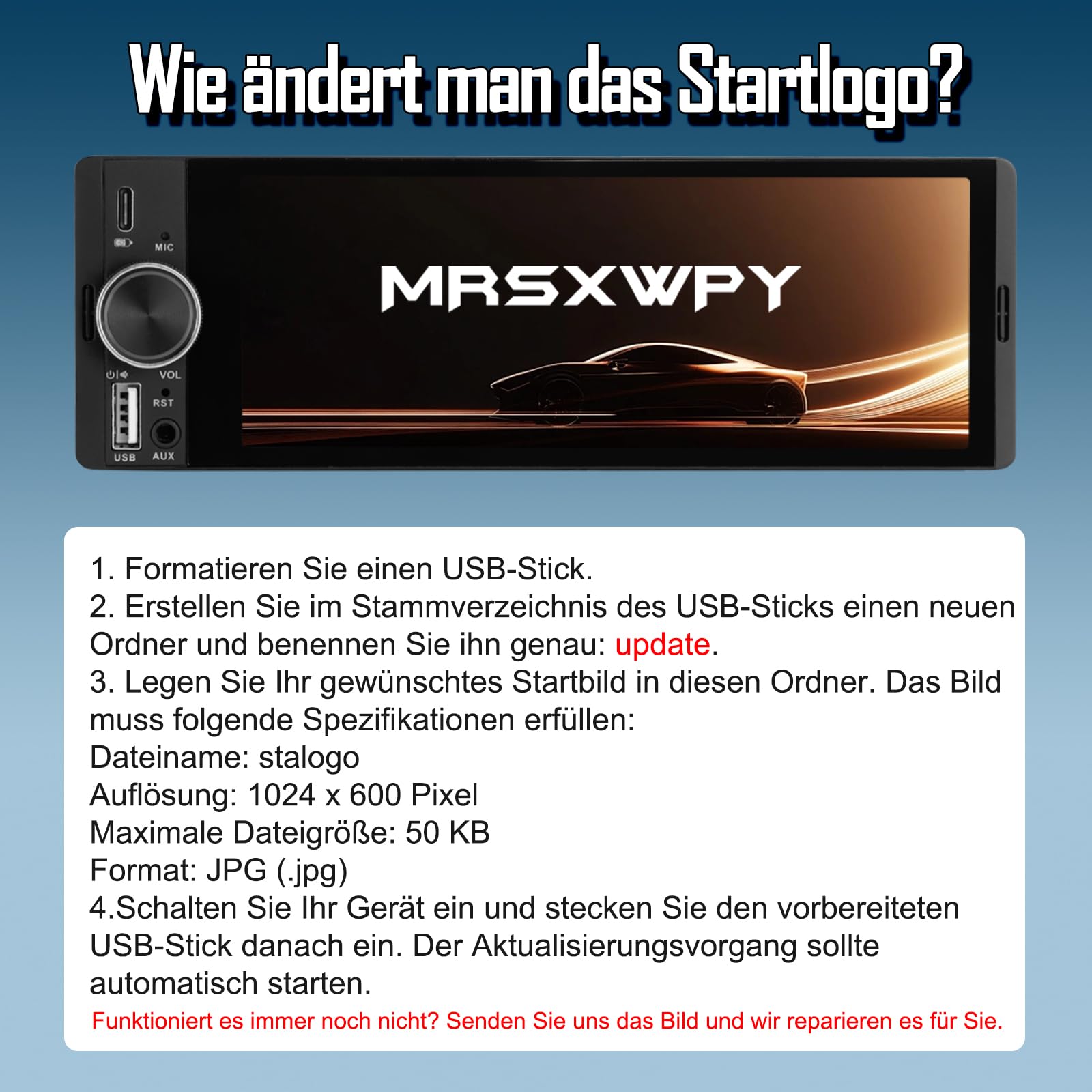 1 DIN Autoradio mit Wireless CarPlay & Android Auto, Auto Radio mit Bildschirm, GPS Navigation, FM, Bluetooth, Freisprecheinrichtung, Lenkradsteuerung, EQ, MirrorLink, AUX