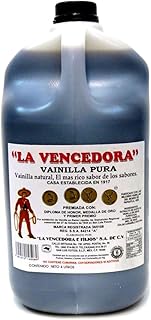 La Vencedora 1 Gallon 128 fl oz Pure Mexican Vanilla Vainilla Extract From Mexico
