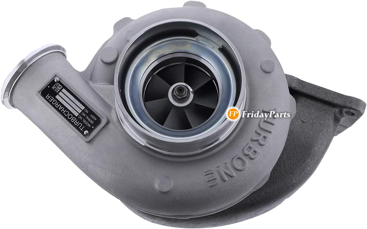 FridayParts Replacement Turbo S300 Turbocharger 3803389 3528639 3529257 Compatible for Cummins Engine L10