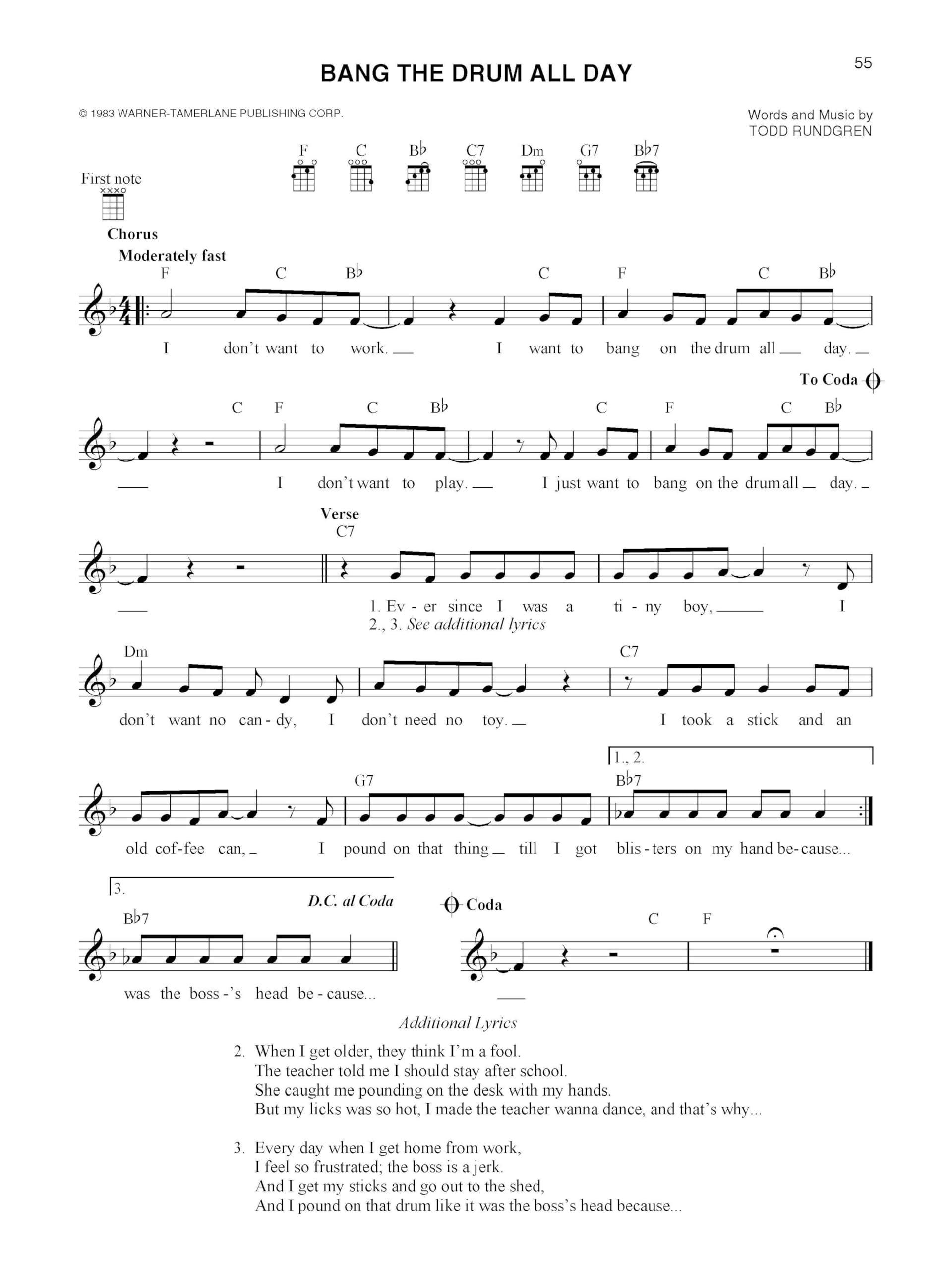 The Ultimate Ukulele Fake Book: Over 400 Songs to Strum & Sing