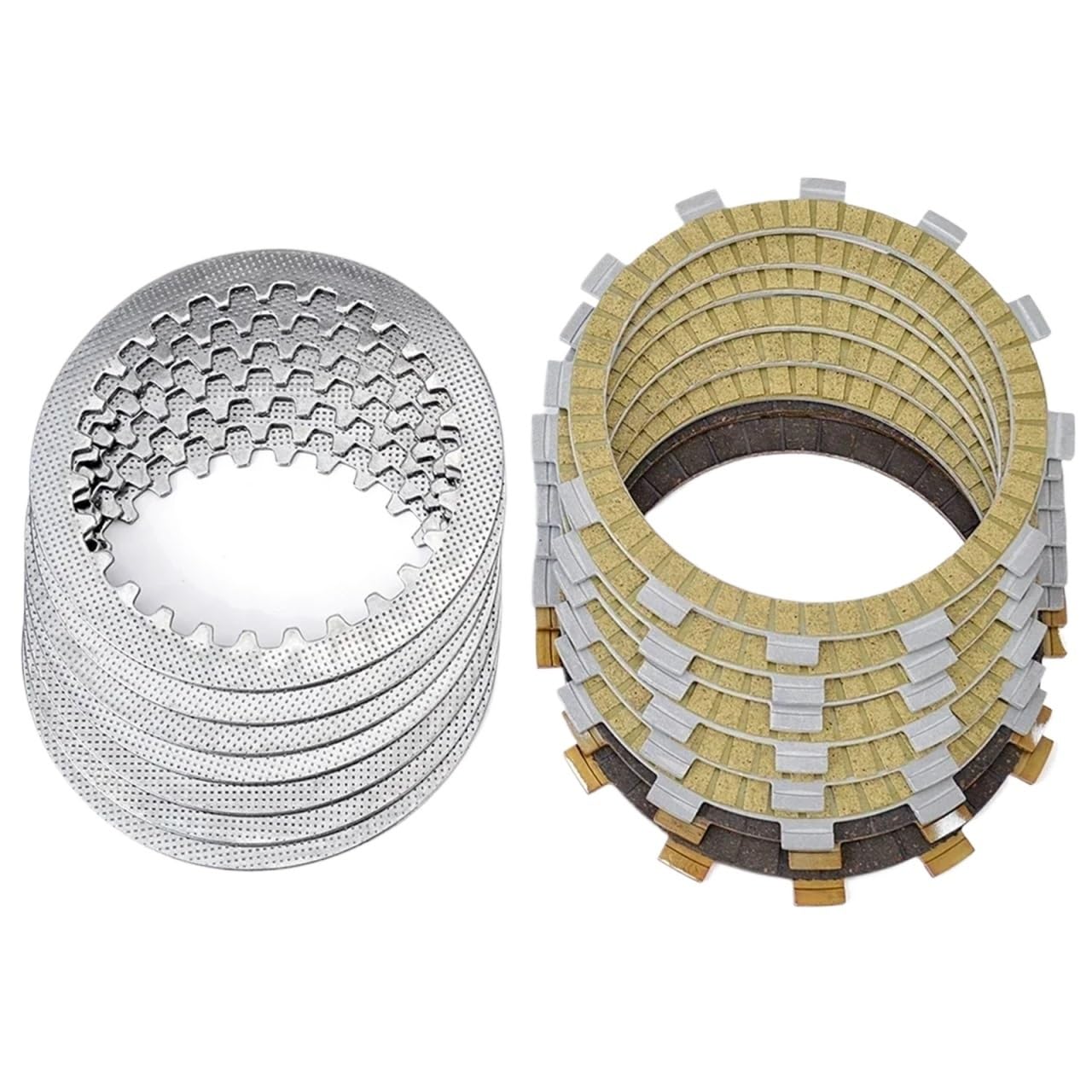 Kit de Placas fricción Embrague Acero for Yamaha FZ6, FZ6R, XJ6, XJ6F, XJ6FA, XJ6S, XJ6SA, Diversion F, XJ6N, XJ6NA, XJ6-N, 5Y1-16331-01
