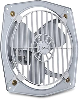 RR Signature Vento With Guard (300 MM) 12 inches Exhaust Fan For Kitchen with Powerful Motor, High Air Thrust, Sturdy Bird Guard (3 Year Warranty, Grey)