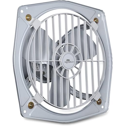 RR Signature Vento With Guard (300 MM) 12 inches Exhaust Fan For Kitchen with Powerful Motor, High Air Thrust, Sturdy Bird Guard (3 Year Warranty, Grey)