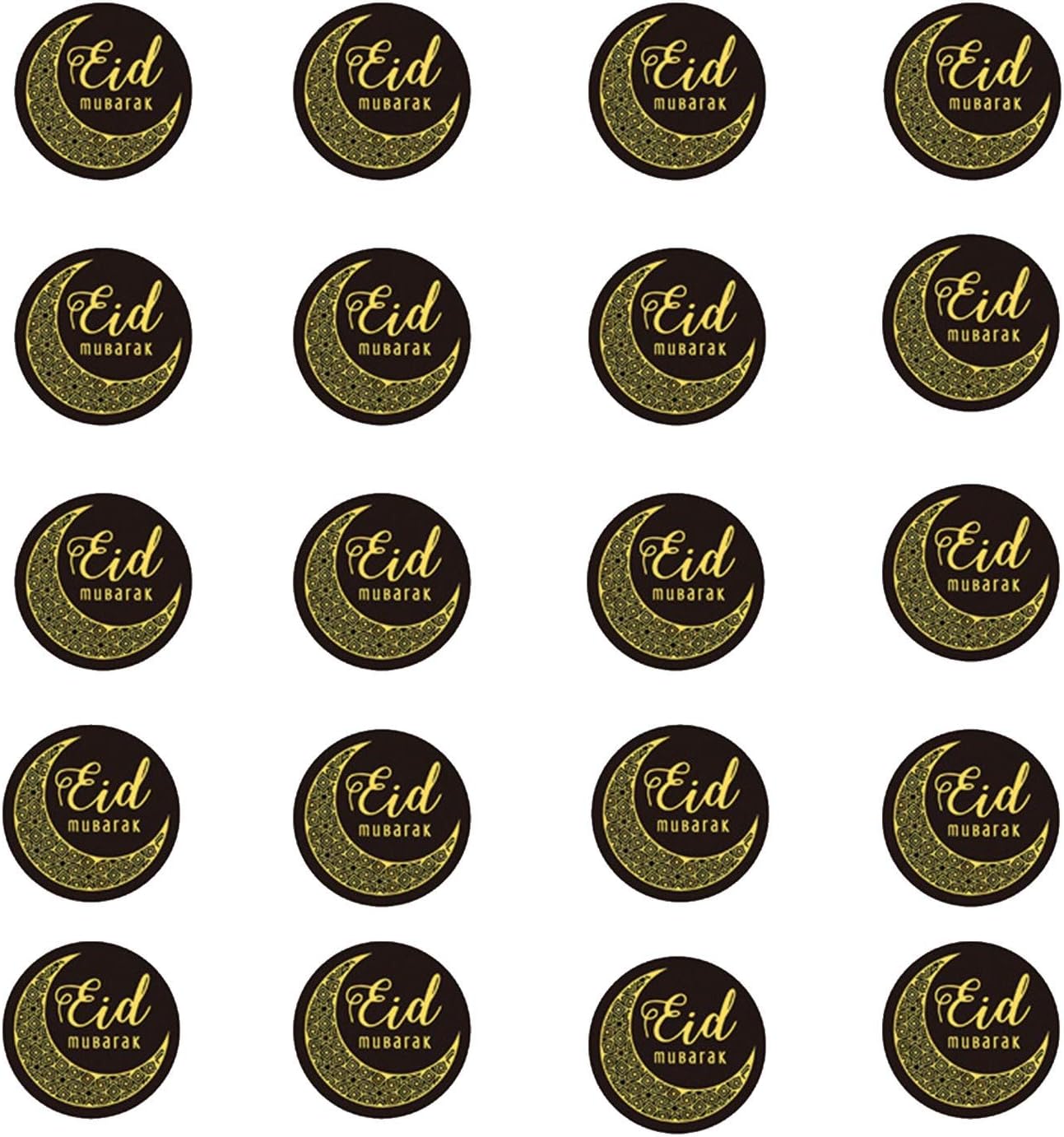 Ornaments Candy Closure Stickers Islamic Removable Wall Stickers, Pack of 120 Muslim Art Wall Pictures Allah Mosque Ramadan Wall Art Picture for Living Room Bedroom DIY Mural Mirror