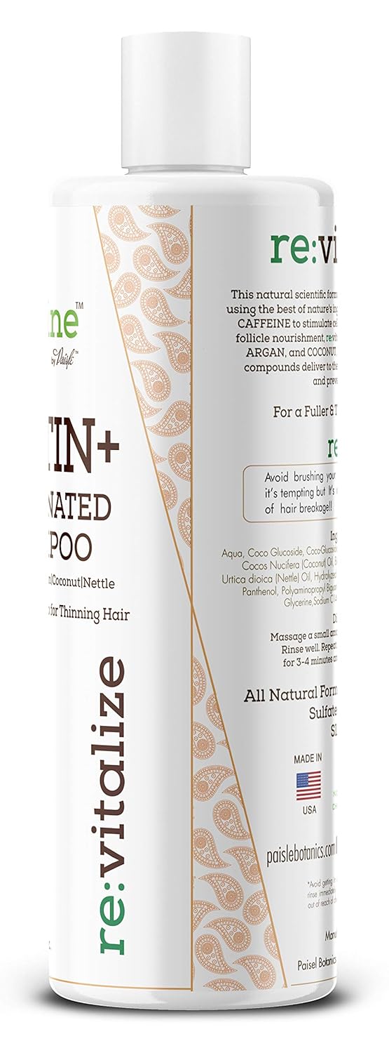 Biotin Shampoo For Hair Growth Natural Caffeine Hair Loss Treatment Shampoo For Thinning Hair Thickening DHT Blocker For Men Women Sulfate Free Safe On Color Treated Hair Coconut + Argan Oil - Image 2