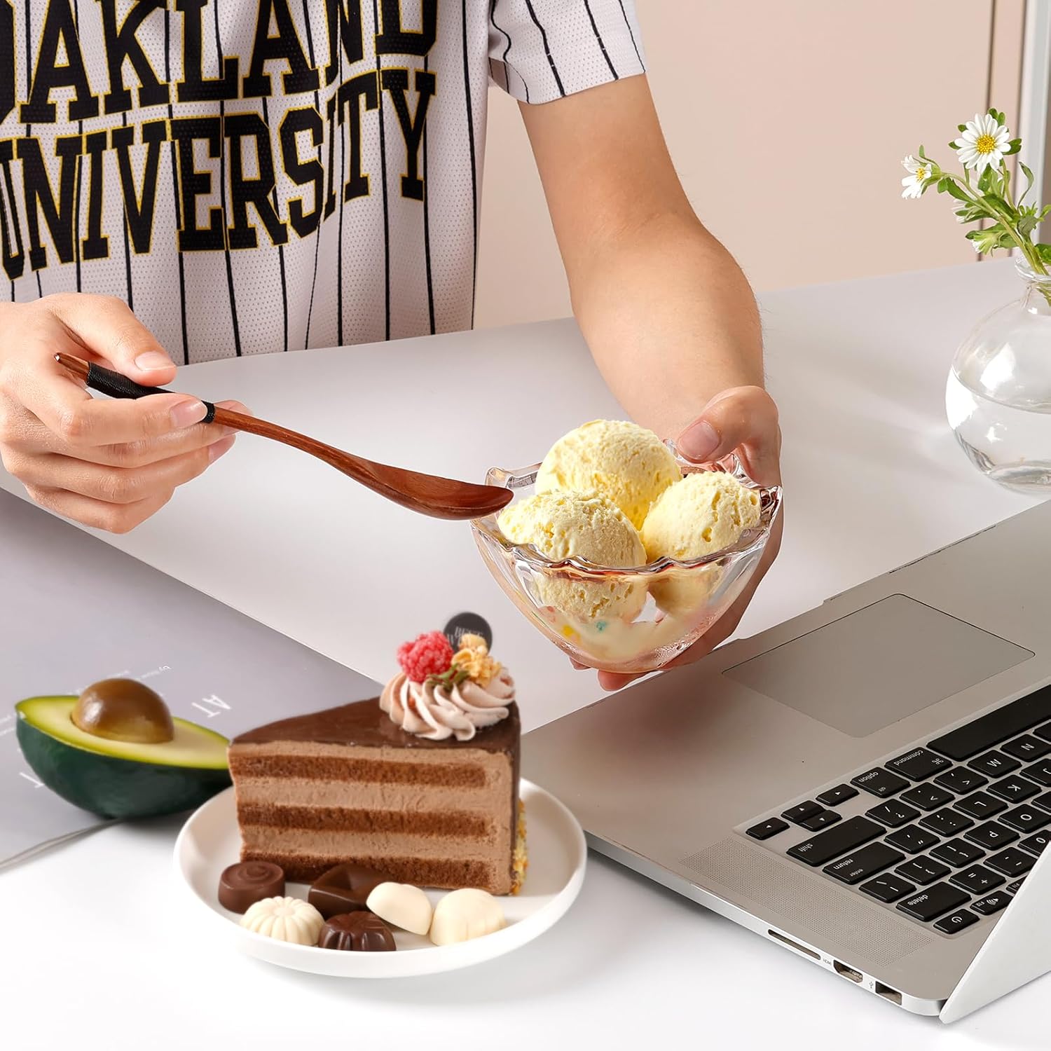 NUTRIUPS Small Glass Bowls Set, Mini Dessert Bowls Set for Small Portion Food, Dessert and Snack (4 Inch, 4 Pack) - Image 3