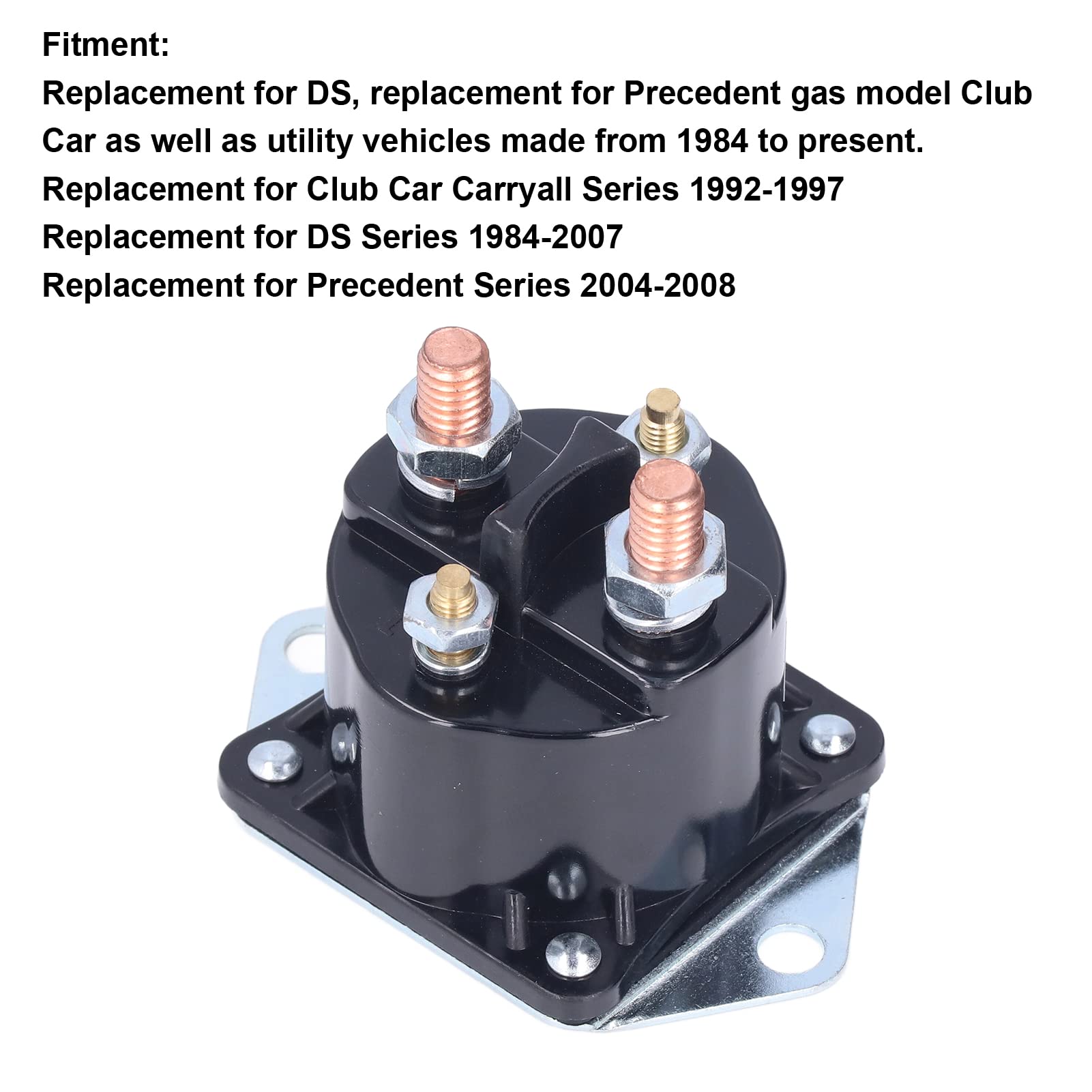 Club Car Solenoid 12V Starter Relay 1013609 Zamiennik dla Carryall DS Precedent Series Gas