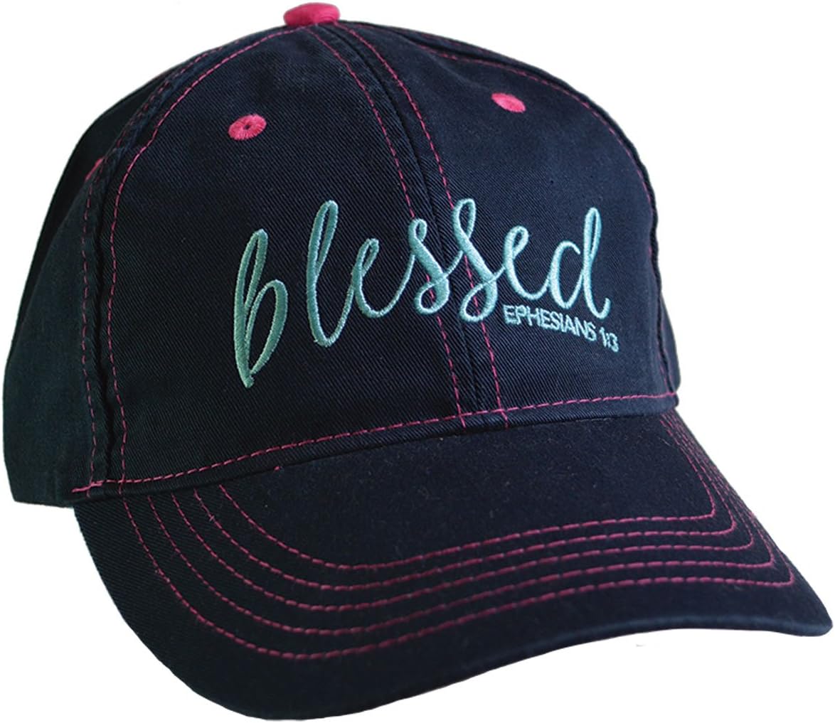 Cherished GirlKerusso Womens One Size Fits Most All Cotton Womens Baseball Cap Hat for Outdoor Activities, Blue, One Size