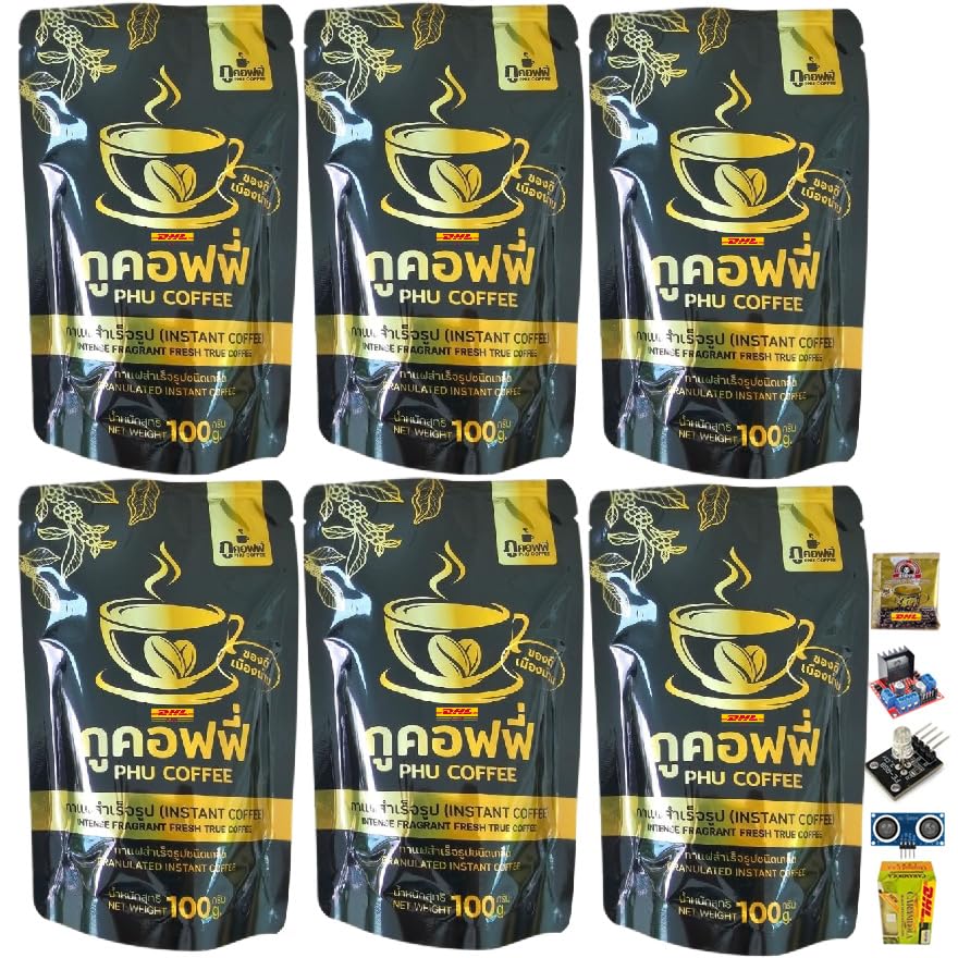 Fragrant Vegan Snack 100 Grams Roasted Snack Delicious Mellow Intense Phucoffee Granulated Instant Arabica Coffee Intense Set 6 By Beautygoodshop [Get Free For You Beauty Gifts] image 5