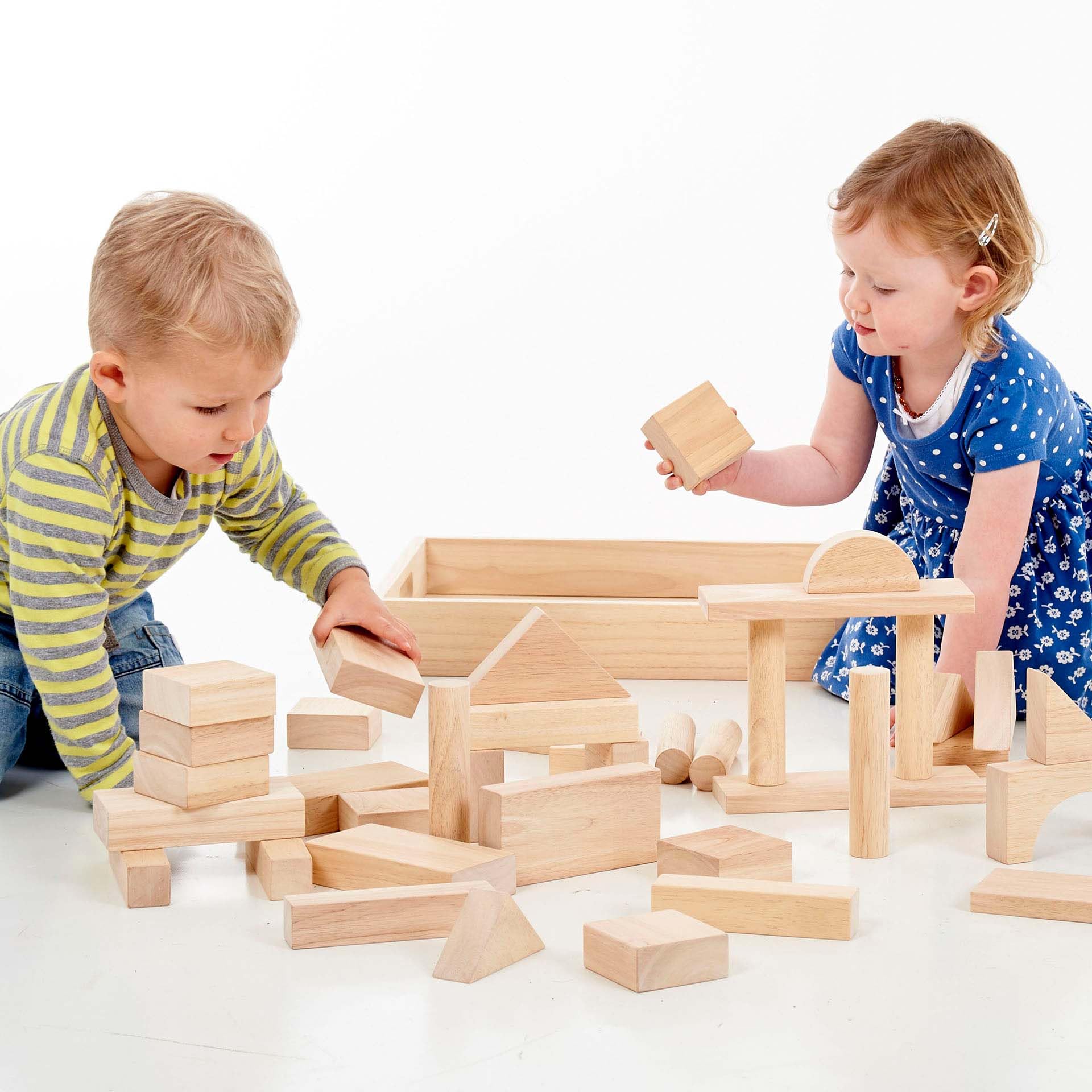 TickiT 73438 Jumbo Wooden Block Set, Holzfarbe