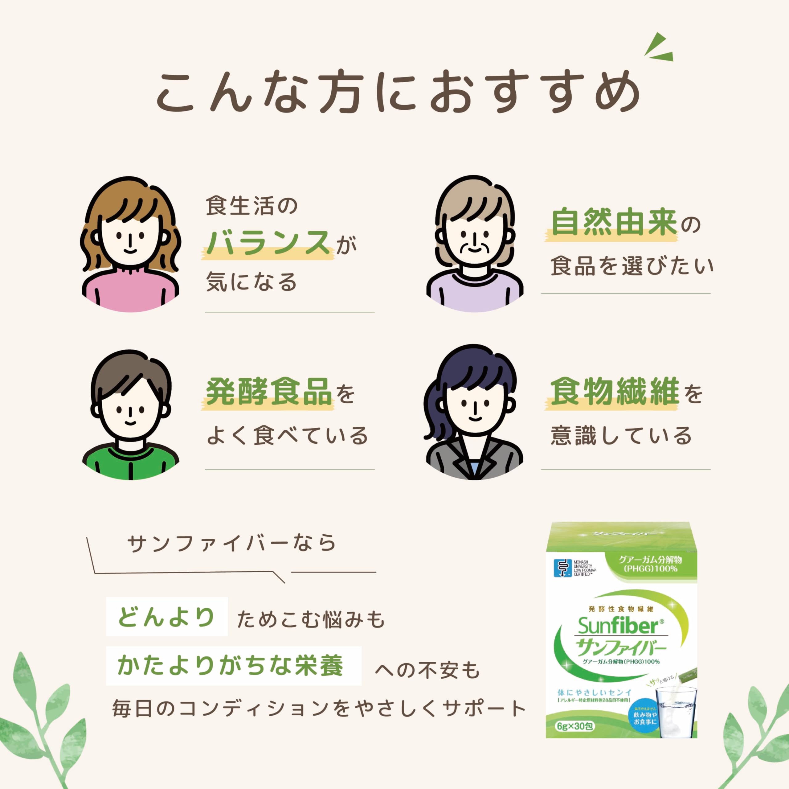 Amazon.co.jp: タイヨーラボ サンファイバースティック 6g×30包 2箱