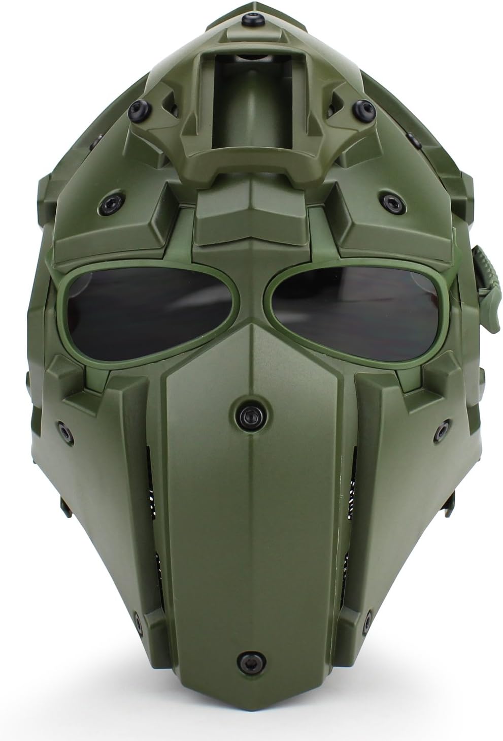 WoSporT Tactical Obsidian Green GOBL Terminator Helmet & Mask Goggle for Hunting Paintball Military Cosplay Movie Prop