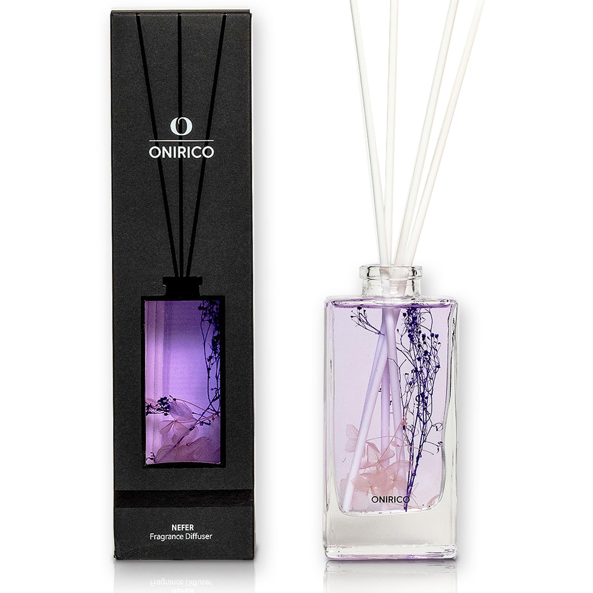 Amazon.com: [ONIRICO] Preserved Real Flower Reed Diffuser Set