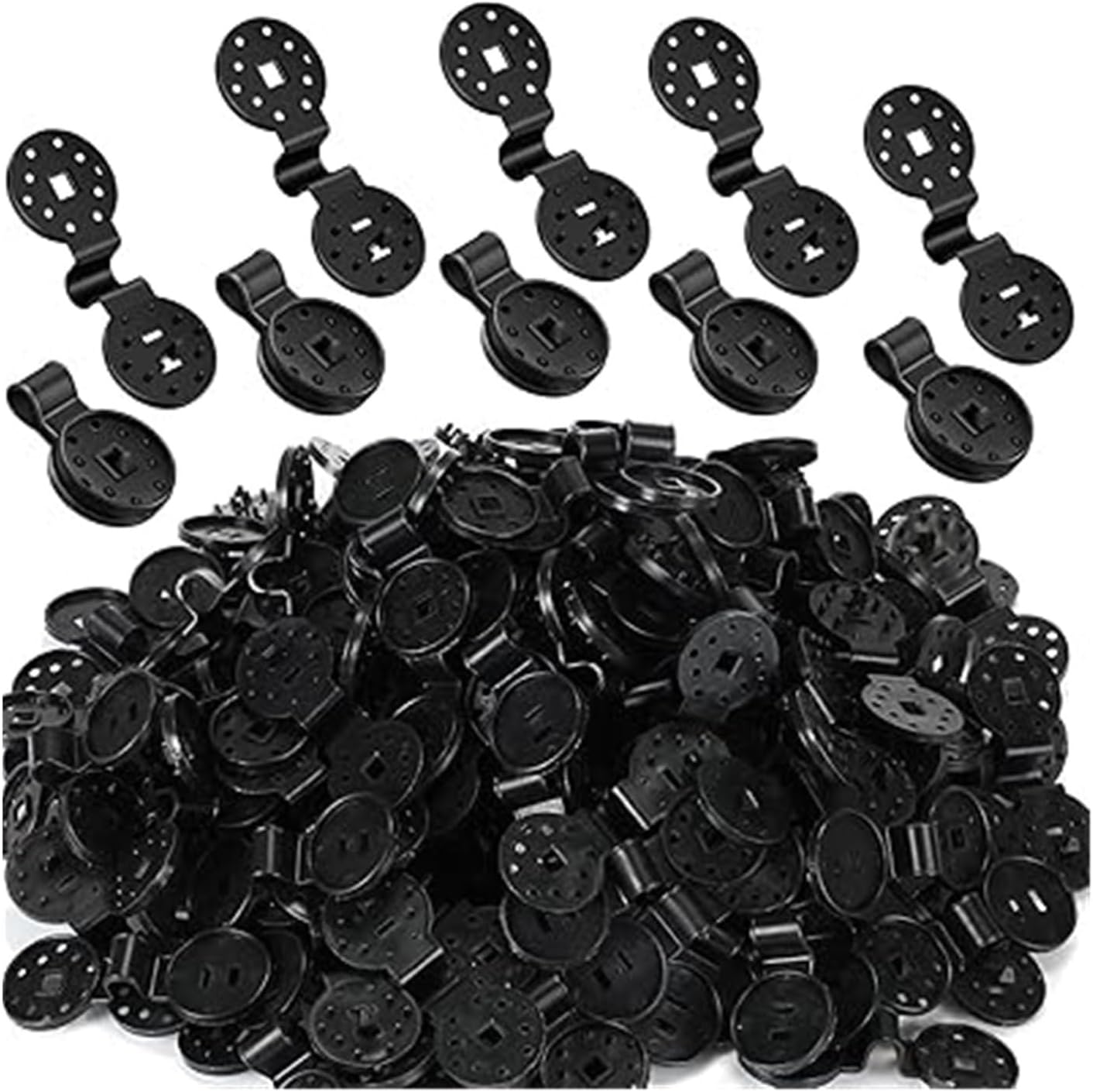 Shade Cloth Clips 150pcs Shade Cloth Clip Fabric Clamps Grommets For Net Mesh Cover Sunblock In Garden Backyard Greenhouse for Garden Patio Awning Mesh Fabric