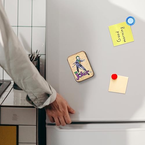 Miniatura 6 de Desperate Enterprises Superman - Imán retro para refrigerador, divertidos imanes para oficina, hogar y escuela, fabricado en los Estados Unidos