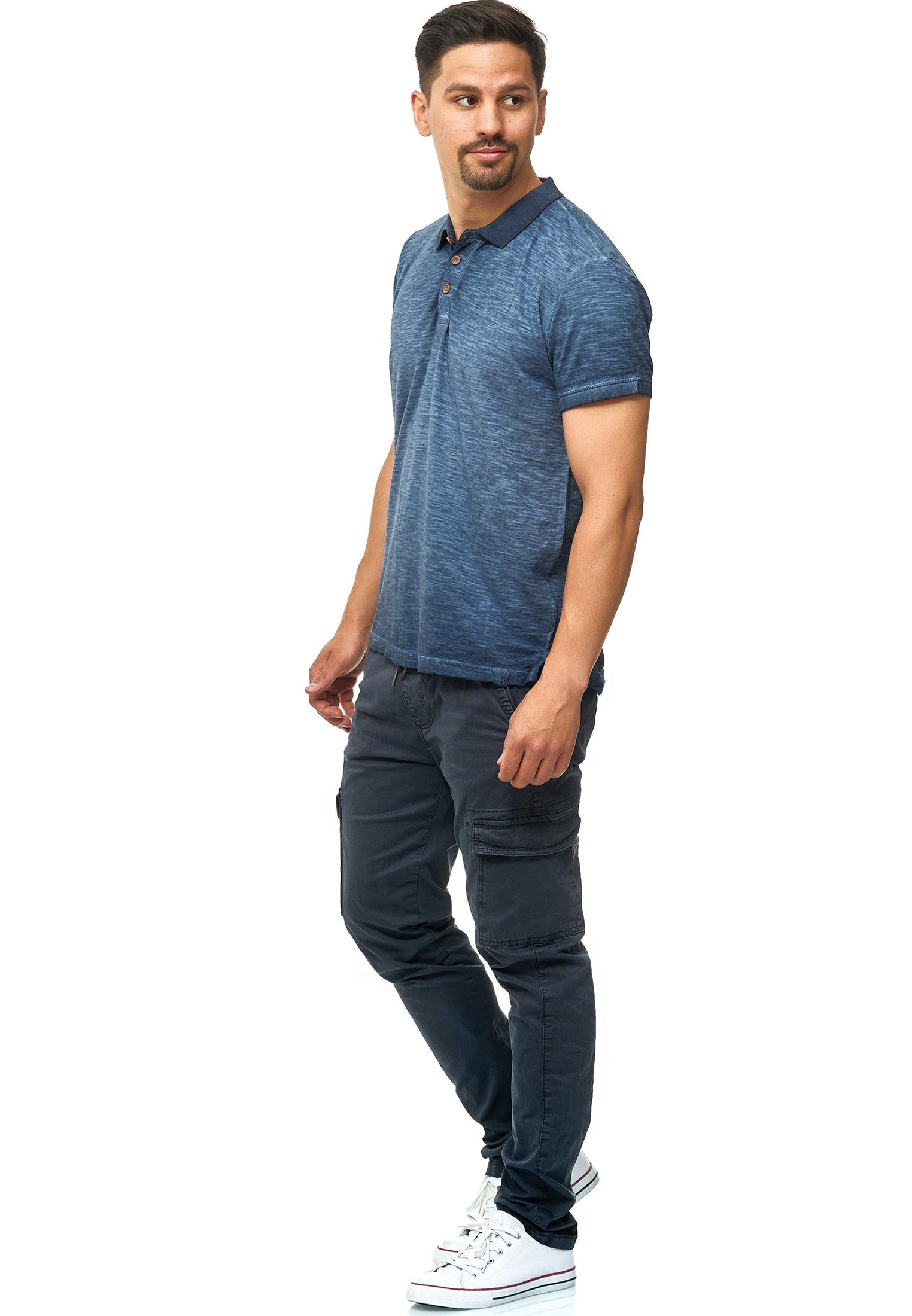 Indicode Hombres Broadwick Pantalón Cargo de algodón con 6 Bolsillos