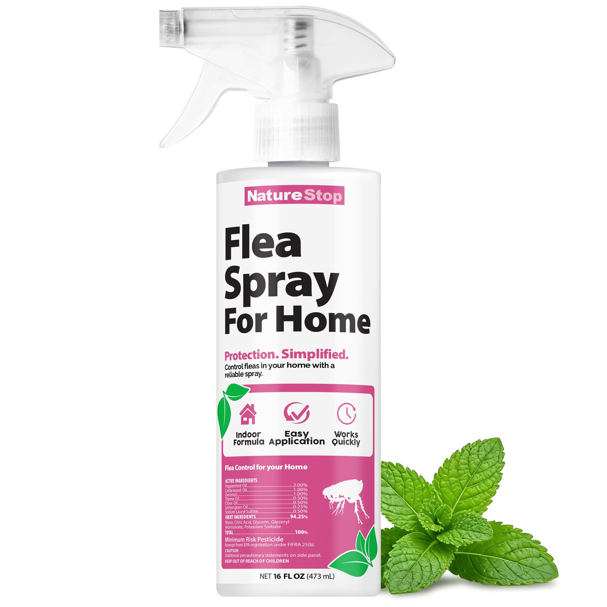 NatureStop Flea Spray for Home (16oz)