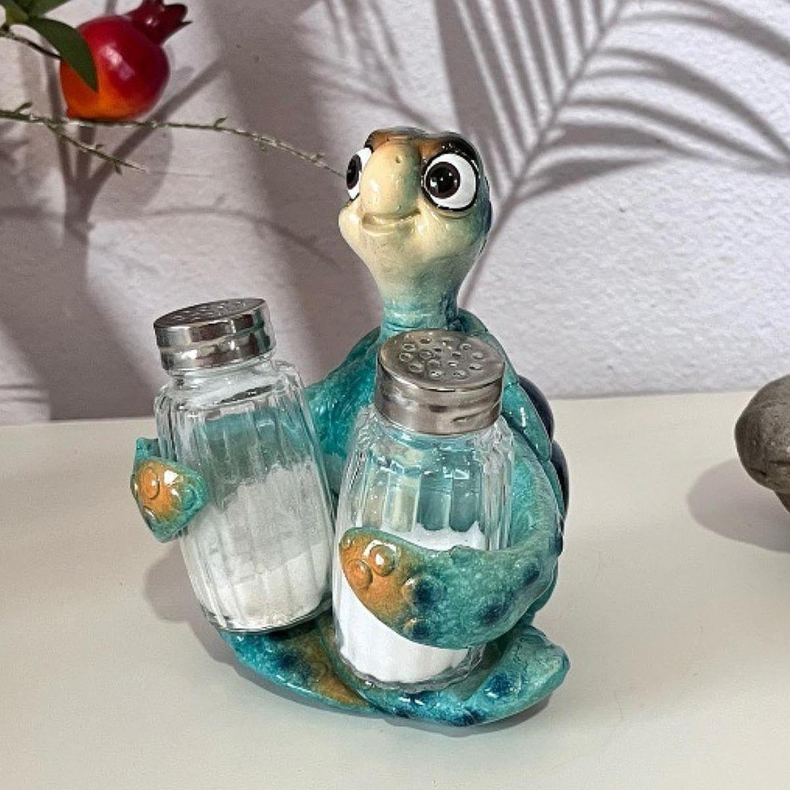 Y Recipiente Decorativo en Resina Sintética, Figura de Mesa con Temática Marina para Cocina, Restaurante, Sala de Estar, Regalo.