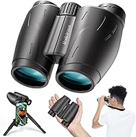 Rodcirant HD 25x30 Binoculars for Adults - Waterproof with Phone Adapter, Tripod for Bird Watching, Hiking, Travel