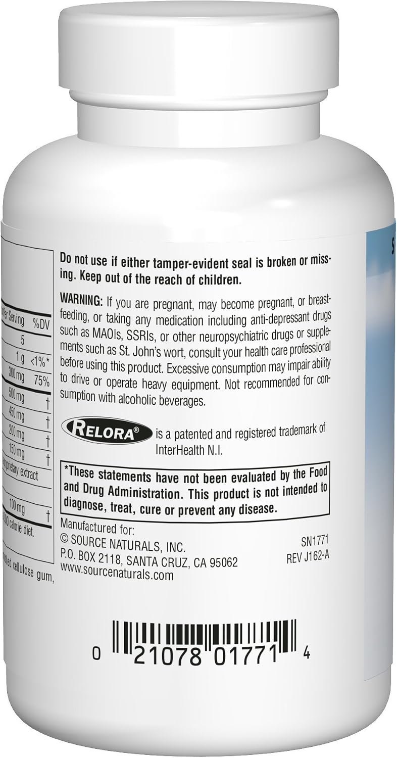 Serene Science Theanine Serene with Relora, Magnesium and Gaba - 30 Tablets