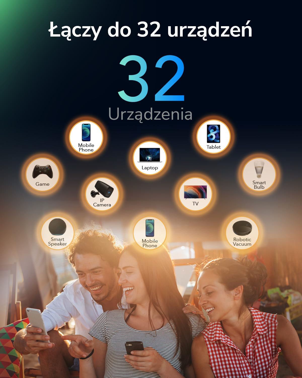 Cudy 4G LTE, router SIM N300, router WLAN, 300 Mbit/s WLAN, gniazdo kart SIM dla każdego operatora FDD i TDD, DDNS, PPTP/L2TP VPN, LT400
