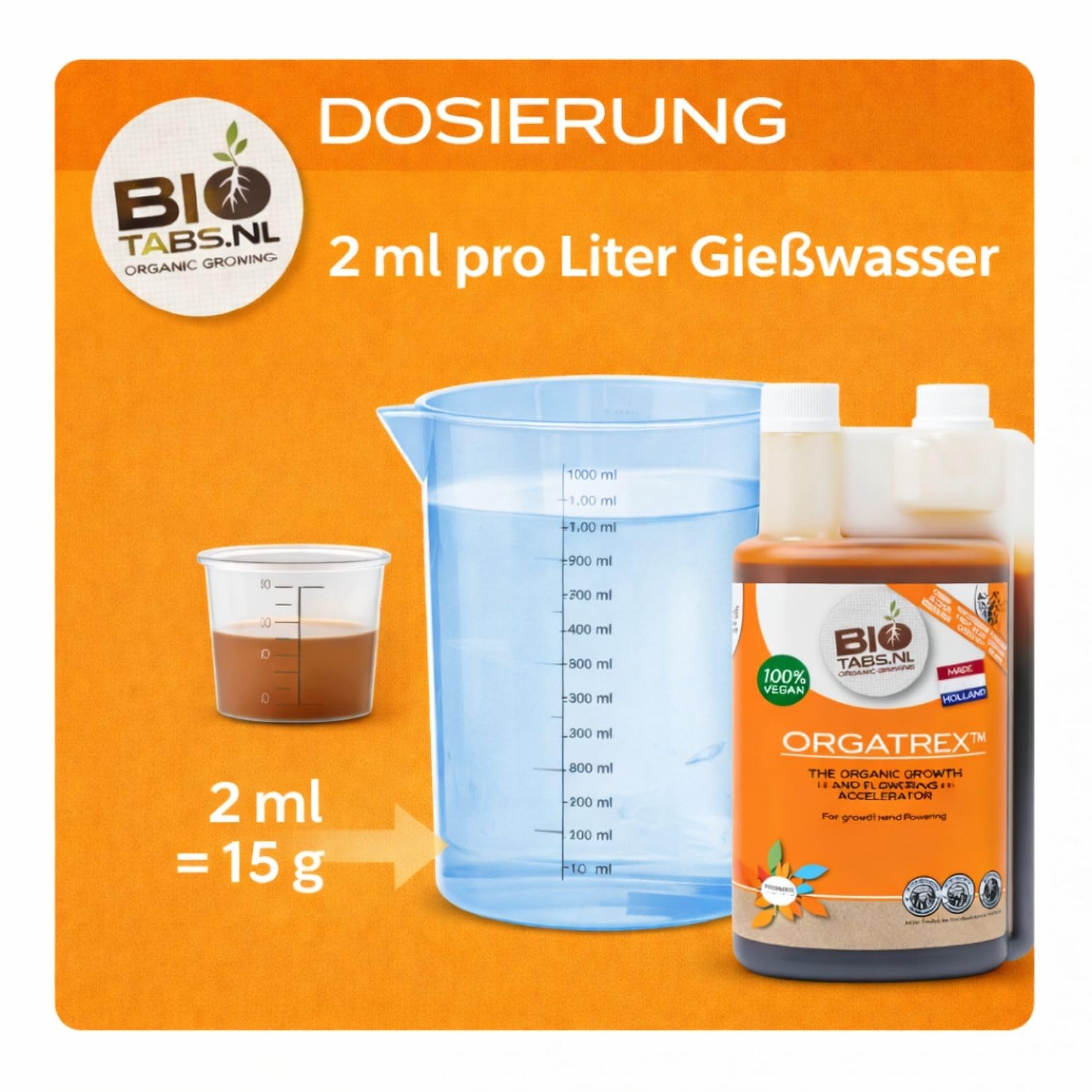 Weedness BioTabs Starterpack Big Set - Naturdünger Grow Flüssig Bio Orchideen Bonsai Organische Dünger Kit
