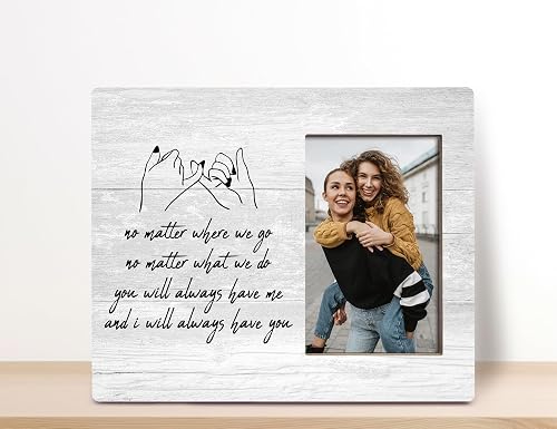 Orchroma Best Friends Picture Frame with Poem for a Meaningful Friendship Gift