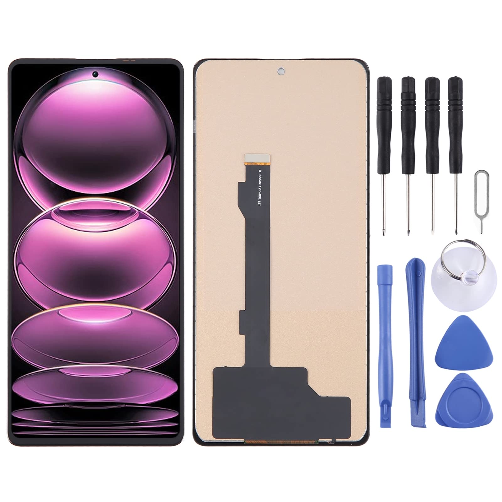 Lingland Cell Phone kit for Huawei Nova 7 Pro TFT LCD Screen for with Digitizer Full Assembly, Not Supporting Fingerprint Identification Screen Overall Assembly (Color : Color5)