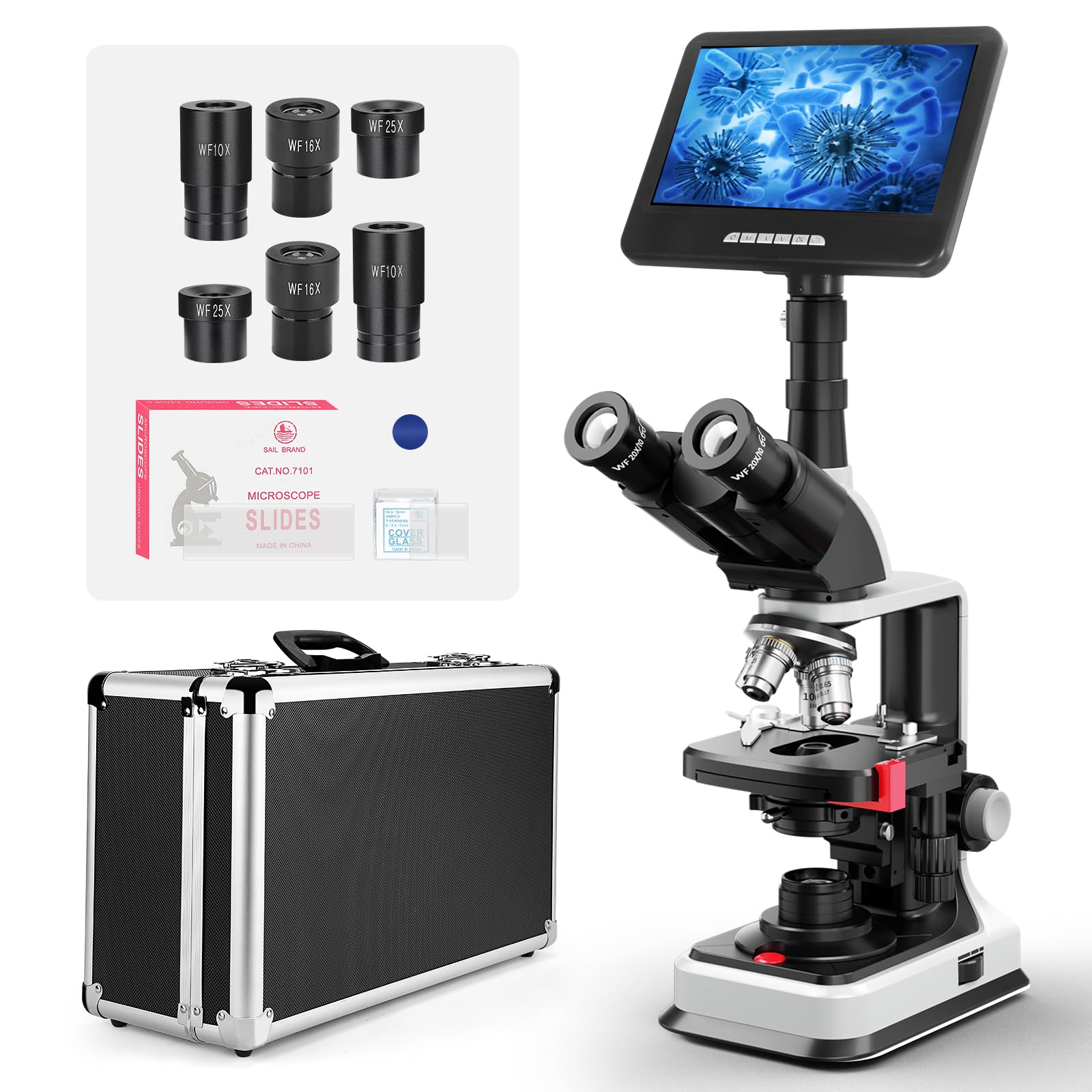 Snapklik.com : 24MP Smart Monitor Vabiooth Lab Compound Trinocular ...