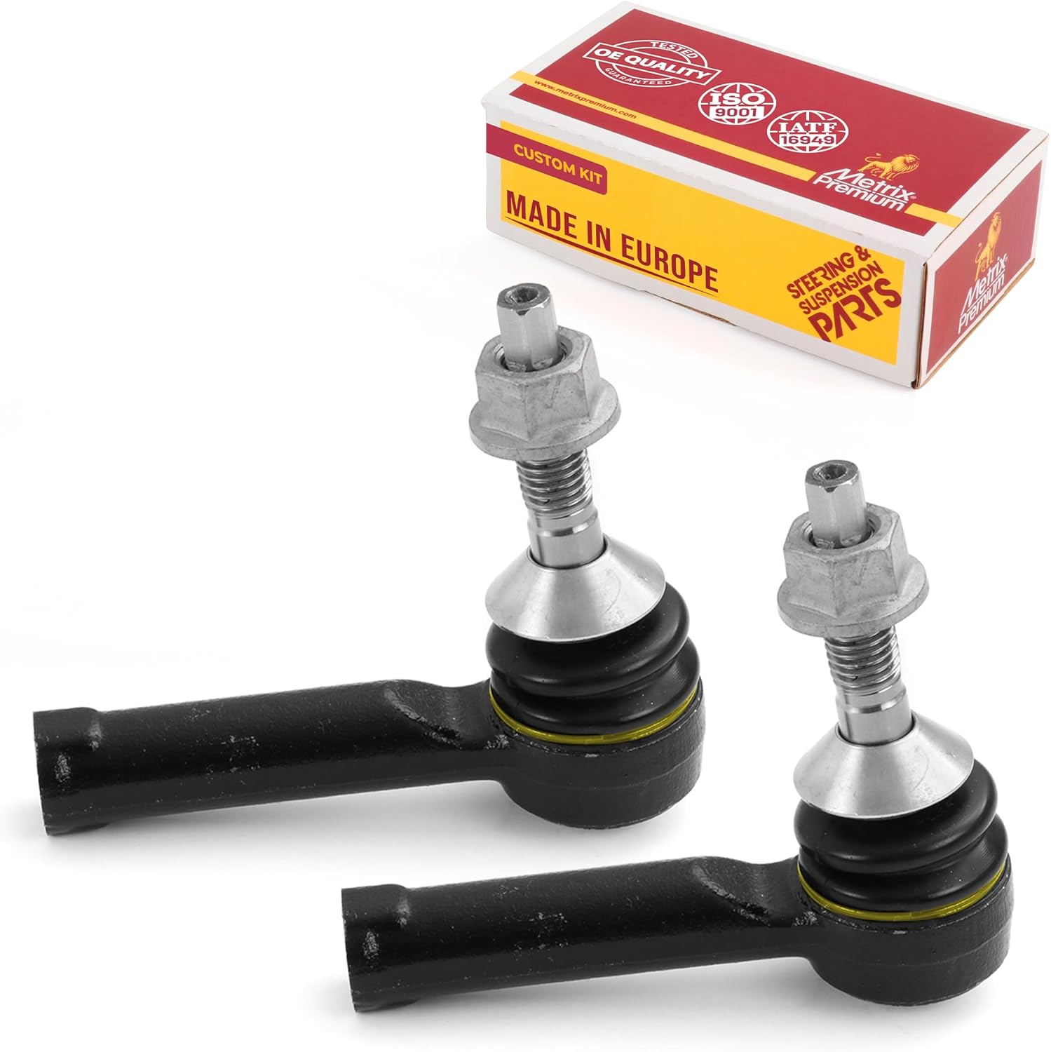 Metrix Premium Chassis Parts - 2 PC Front Outer Tie Rod End Kit Fits 09-16 Lincoln MKS, 10-19 MKT, 09-15 Ford Flex, 08-19 Taurus, 08-09 Taurus X, 05-07 Five Hundred, Freestyle, ES800222 Made in Europe