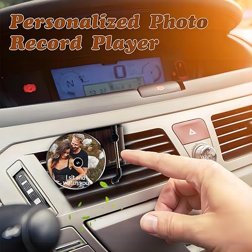 Miniatura 9 de Ambientador con foto personalizada para automóvil, ambientador de doble cara personalizado para automóvil, ambientador de aire con texto de imagen,